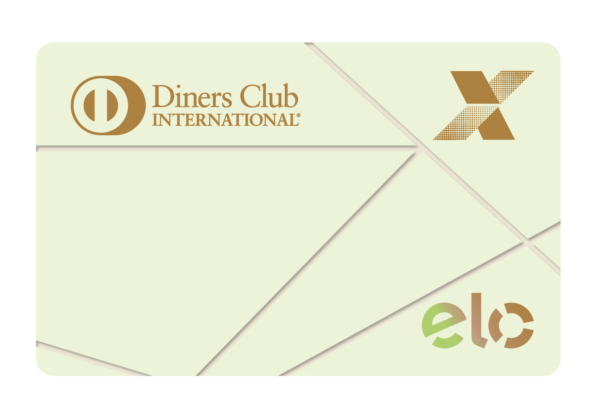 Caixa Elo Diners Bege